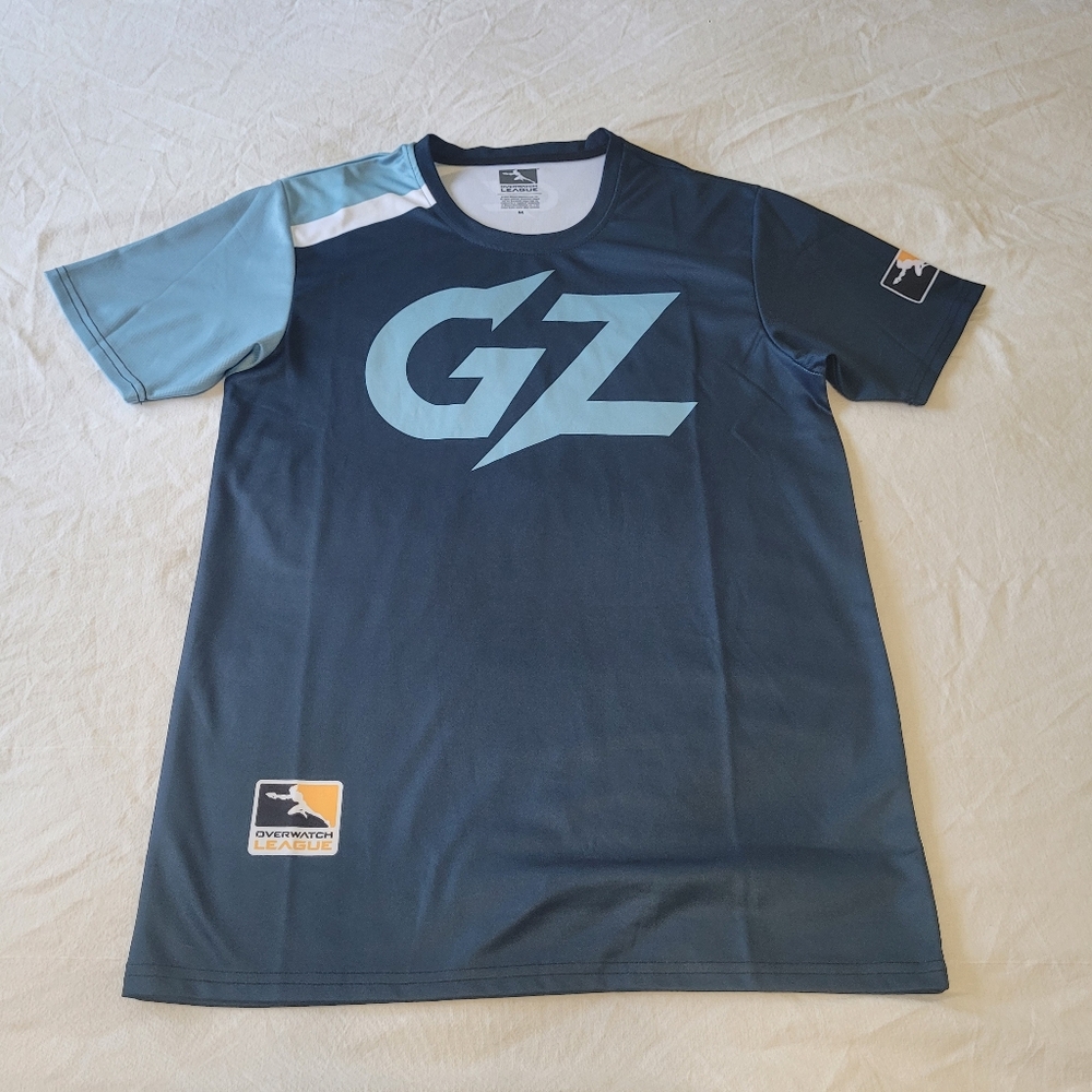 Overwatch League GZ Video Game Player Jersey Mens Medium Blue